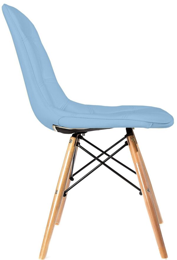 Osmond Armchair, Ink Blue Velvet - Gambar 2