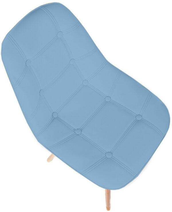 Osmond Armchair, Ink Blue Velvet - Gambar 4